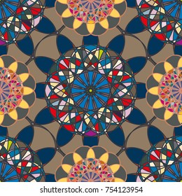 Abstract color seamless pattern for new background.