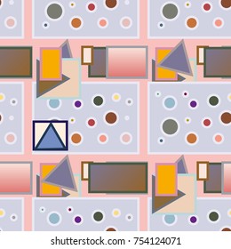 Abstract color seamless pattern for new background.