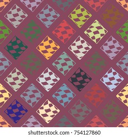 Abstract color seamless pattern for new background.