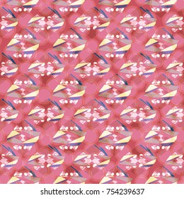 Abstract color seamless pattern for new background.