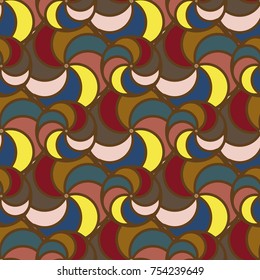 Abstract color seamless pattern for new background.