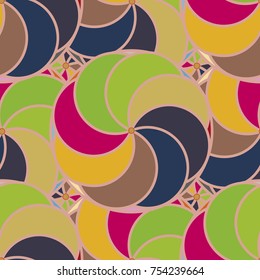 Abstract color seamless pattern for new background.