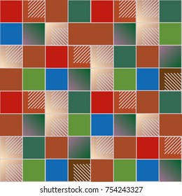 Abstract color seamless pattern for new background.
