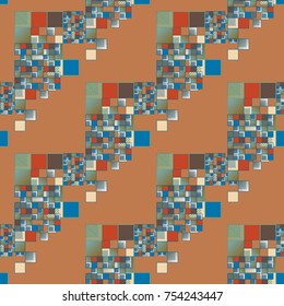 Abstract color seamless pattern for new background.