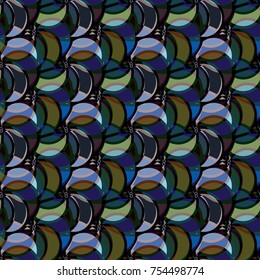 Abstract color seamless pattern for new background.