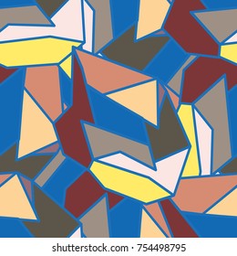 Abstract color seamless pattern for new background.