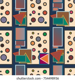 Abstract color seamless pattern for new background.