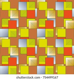 Abstract color seamless pattern for new background.