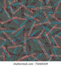 Abstract color seamless pattern for new background.