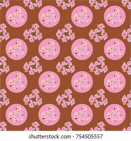 Abstract color seamless pattern for new background.
