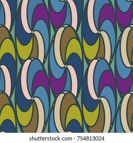 Abstract color seamless pattern for new background.