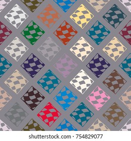 Abstract color seamless pattern for new background.