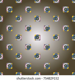 Abstract color seamless pattern for new background.