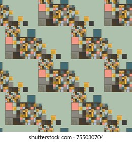 Abstract color seamless pattern for new background.