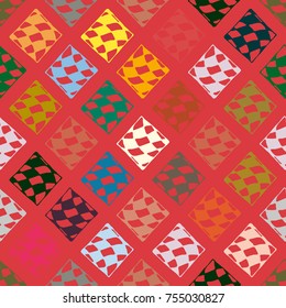 Abstract color seamless pattern for new background.