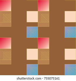 Abstract color seamless pattern for new background.