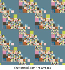 Abstract color seamless pattern for new background.