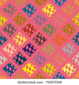 Abstract color seamless pattern for new background.