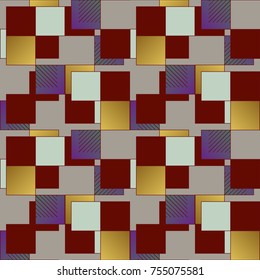 Abstract color seamless pattern for new background.