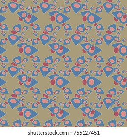 Abstract color seamless pattern for new background.