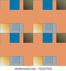 Abstract color seamless pattern for new background.