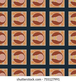 Abstract color seamless pattern for new background.