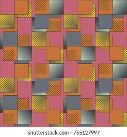Abstract color seamless pattern for new background.