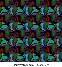 Abstract color seamless pattern for new background.