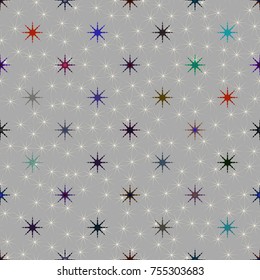 Abstract color seamless pattern for new background.