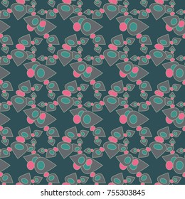 Abstract color seamless pattern for new background.