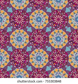 Abstract color seamless pattern for new background.