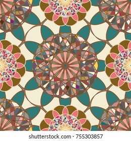 Abstract color seamless pattern for new background.