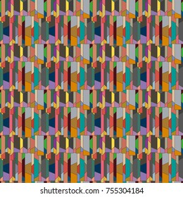 Abstract color seamless pattern for new background.