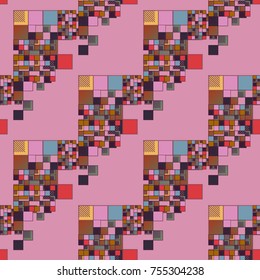 Abstract color seamless pattern for new background.