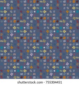 Abstract color seamless pattern for new background.