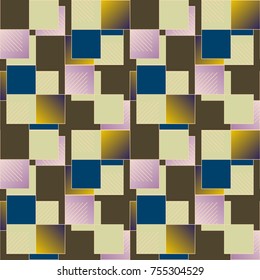 Abstract color seamless pattern for new background.