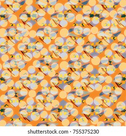 Abstract color seamless pattern for new background.