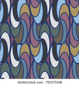 Abstract color seamless pattern for new background.