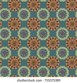Abstract color seamless pattern for new background.