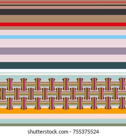 Abstract color seamless pattern for new background.