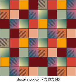 Abstract color seamless pattern for new background.