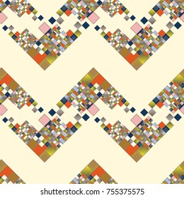Abstract color seamless pattern for new background.