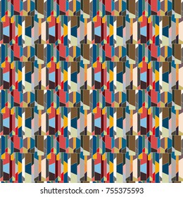Abstract color seamless pattern for new background.