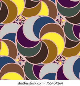 Abstract color seamless pattern for new background.