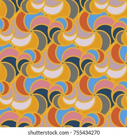 Abstract color seamless pattern for new background.