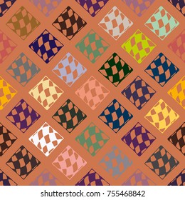 Abstract color seamless pattern for new background.