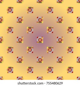 Abstract color seamless pattern for new background.