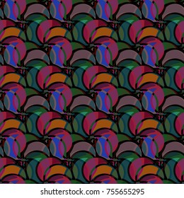 Abstract color seamless pattern for new background.