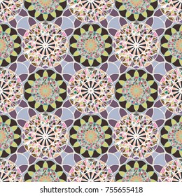 Abstract color seamless pattern for new background.