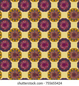 Abstract color seamless pattern for new background.